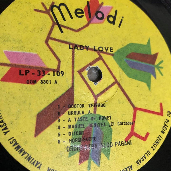 Orchestra Aldo Pagani : Lady Love (LP, Album)