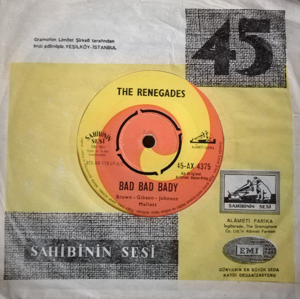 The Renegades (3) : Cadillac / Bad Bad Baby (7", Single)