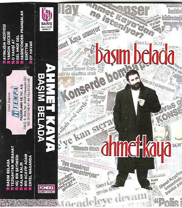 Ahmet Kaya : Başım Belada (Cass, Album, Süp)