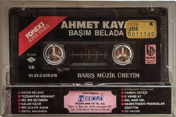 Ahmet Kaya : Başım Belada (Cass, Album, Süp)