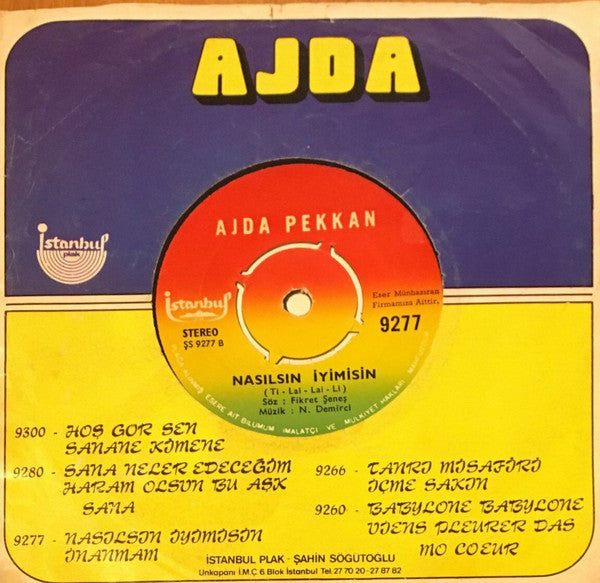 Ajda Pekkan : İnanmam / Nasılsın, İyi Misin? (7", Single)