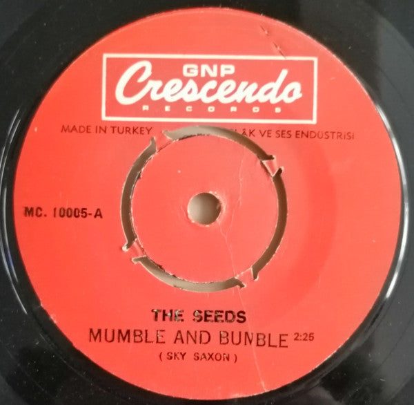 The Seeds : Mumble And Bumble / 900 Million People Daily All Making Love (7", Single)