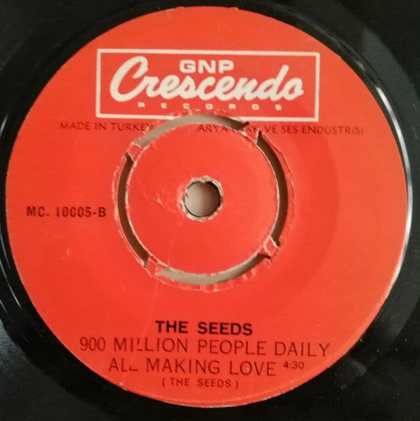 The Seeds : Mumble And Bumble / 900 Million People Daily All Making Love (7", Single)