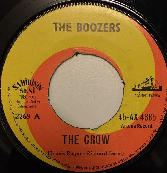 The Boozers (5) : Bonsoir Baby / The Crow (7", Single)