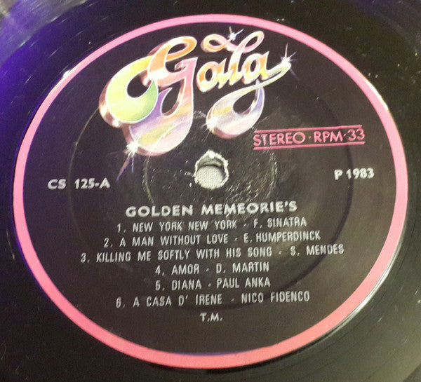 Various : Golden Memeorie's (LP, Comp)
