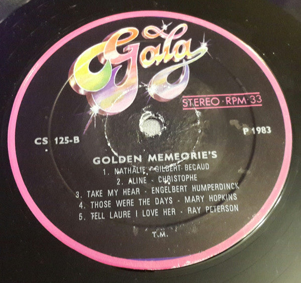 Various : Golden Memeorie's (LP, Comp)