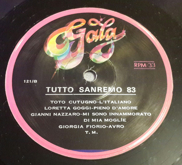 Various : Tuttosanremo '83 (LP, Comp)