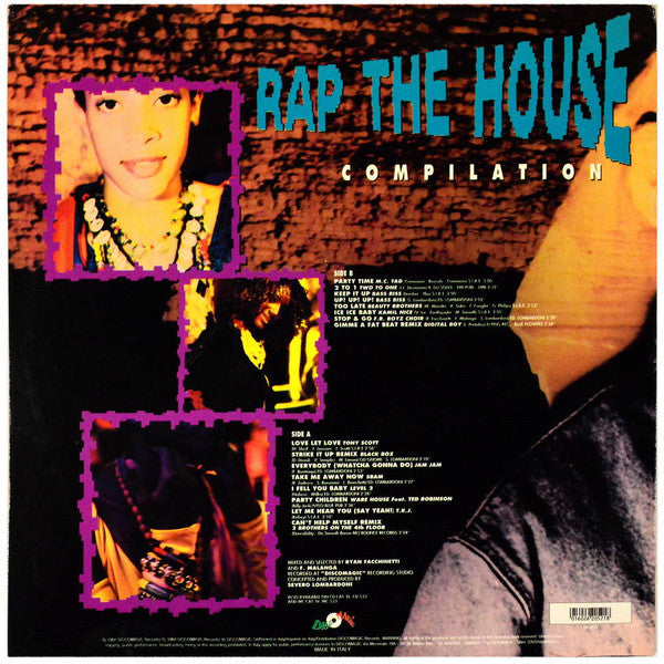 Various : Rap The House Compilation (LP, Comp)