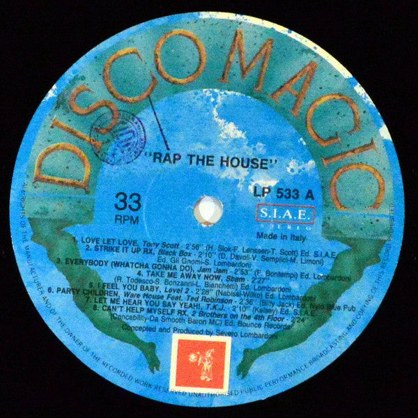Various : Rap The House Compilation (LP, Comp)