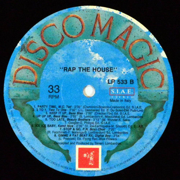 Various : Rap The House Compilation (LP, Comp)