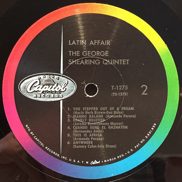 The George Shearing Quintet : Latin Affair (LP, Album, Mono, Scr)