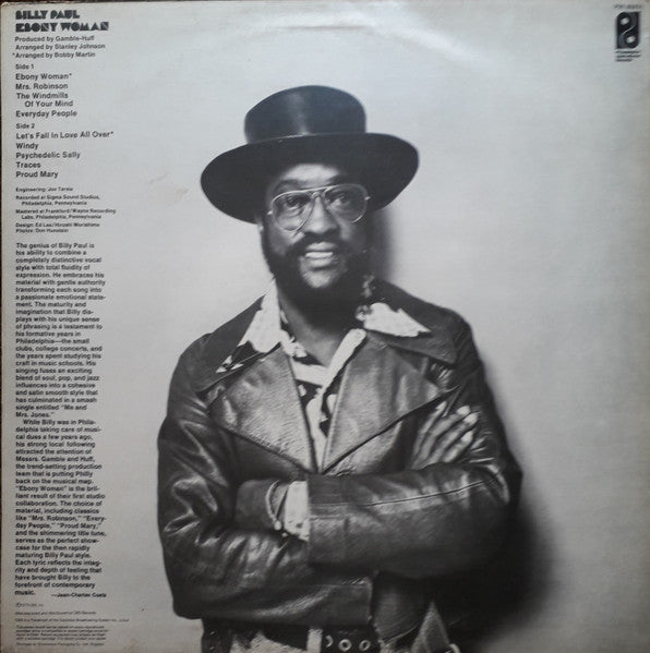 Billy Paul : Ebony Woman (LP, Album)