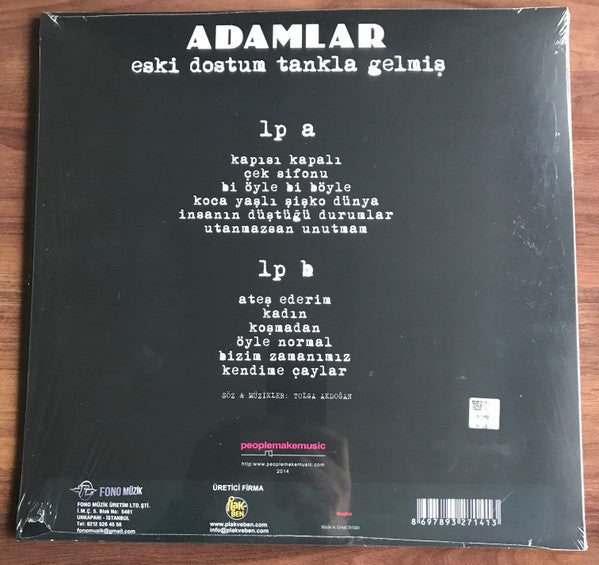 Adamlar : Eski Dostum Tankla Gelmiş (LP, Album)
