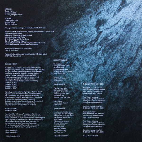 UK (3) : Danger Money (LP, Album)