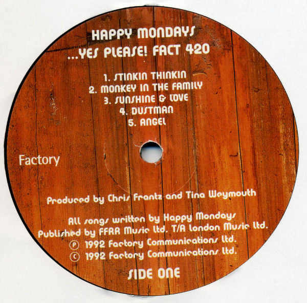 Happy Mondays : ...Yes Please! (LP, Album)