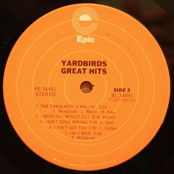 The Yardbirds : Great Hits (LP, Comp, San)