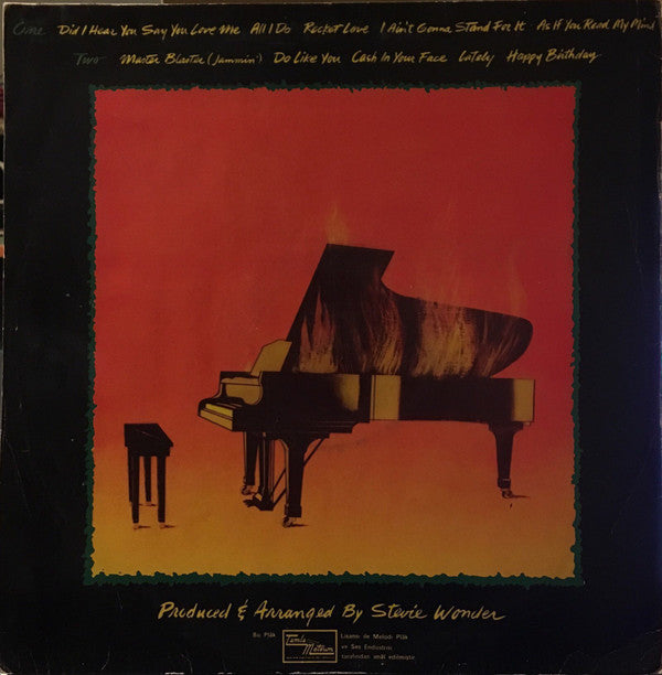 Stevie Wonder : Hotter Than July (LP, Album)