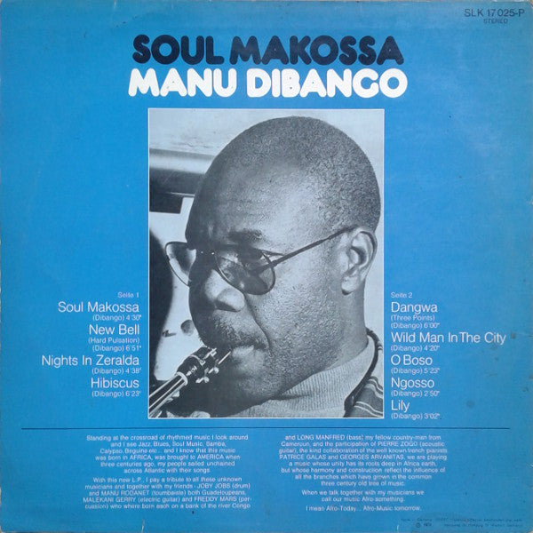 Manu Dibango : Soul Makossa (LP, Album)