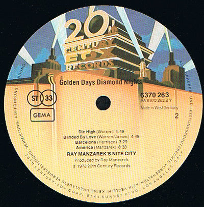 Nite City : Golden Days Diamond Nights (LP, Album)
