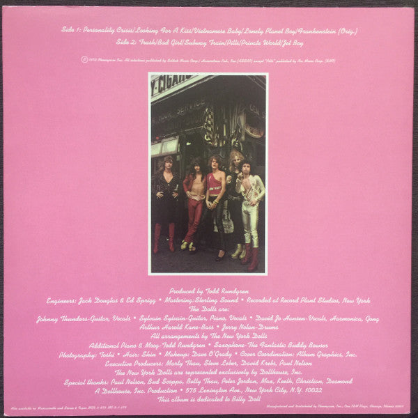 New York Dolls : New York Dolls (LP, Album, RE, 180)