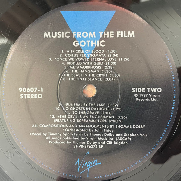 Thomas Dolby : Music From The Film Gothic (LP)