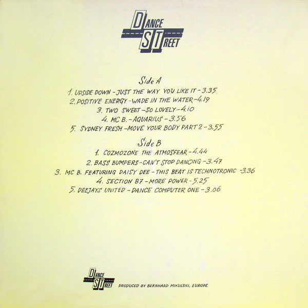Various : Dance Street (LP, Comp)