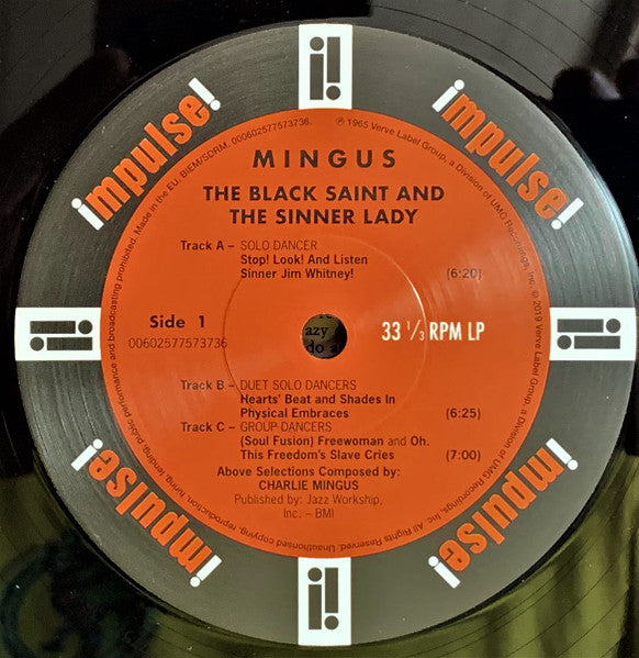 Charles Mingus : The Black Saint And The Sinner Lady (LP, Album, RE)