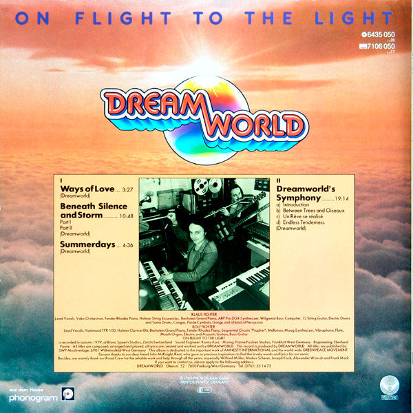 Dreamworld (3) : On Flight To The Light (LP, Album)