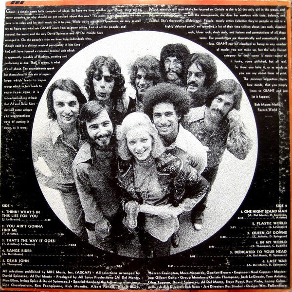 Giant (2) : What's In This Life For You (LP, Album)