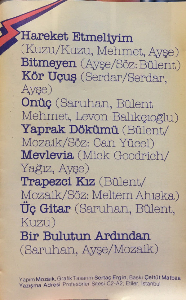 Mozaik (6) : Ardından (Cass, Album, RE)