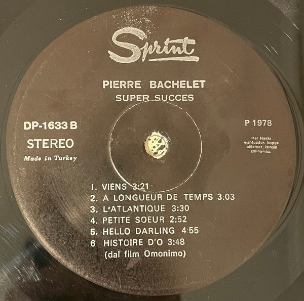 Pierre Bachelet : Super Succes (LP, Comp)