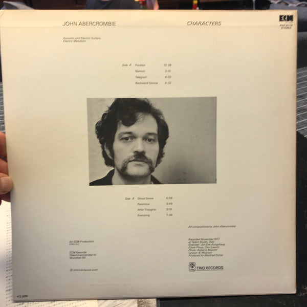 John Abercrombie : Characters (LP, Album)