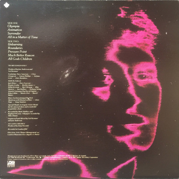 Jon Anderson : Animation (LP, Album)