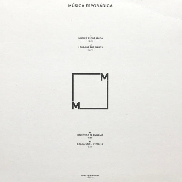 Música Esporádica : Música Esporádica (LP, Album, RE)