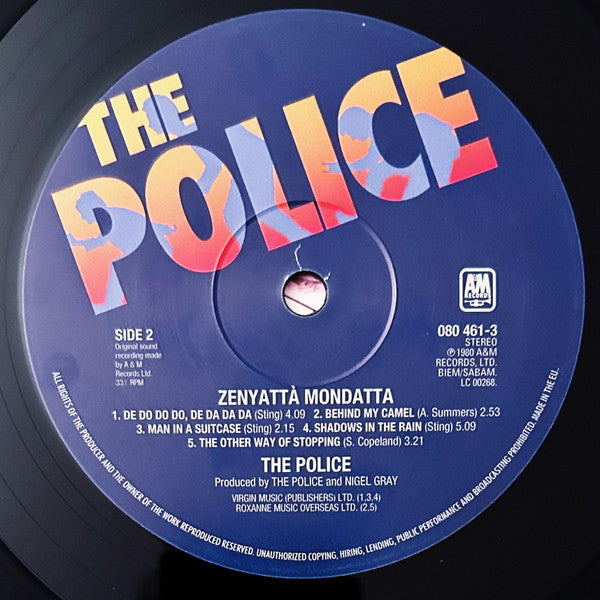 The Police : Zenyattà Mondatta (LP, Album, RE, 180)