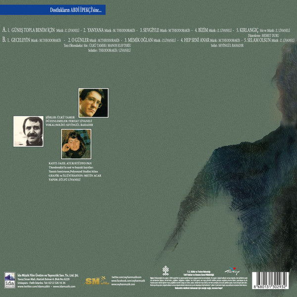 Zülfü Livaneli : Güneş Topla Benim İçin (LP, Album, RE, Gat)