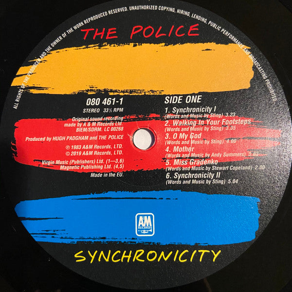 The Police : Synchronicity (LP, Album, RE, 180)