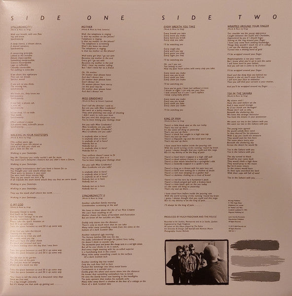 The Police : Synchronicity (LP, Album, RE, 180)