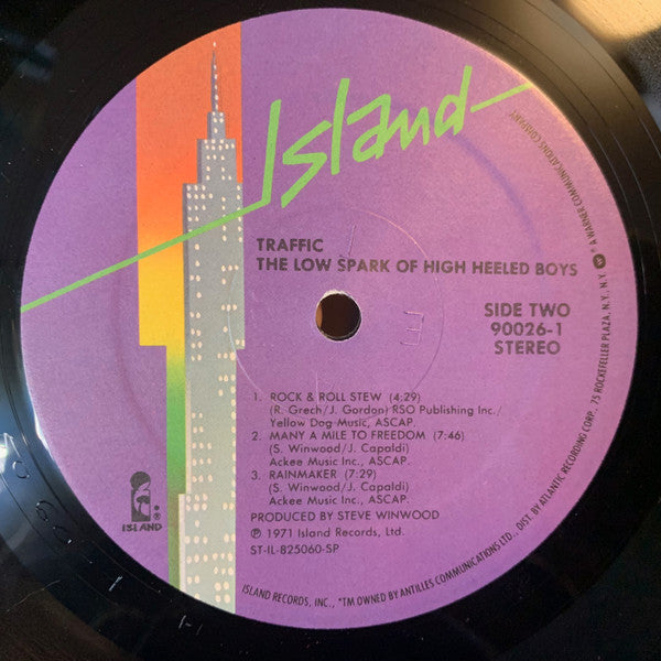 Traffic : The Low Spark Of High Heeled Boys (LP, Album, RE)