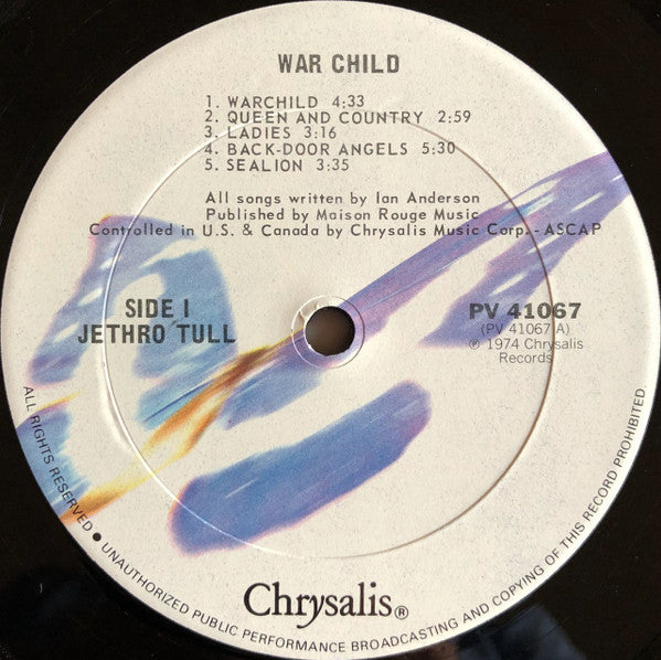 Jethro Tull : War Child (LP, Album, RE)