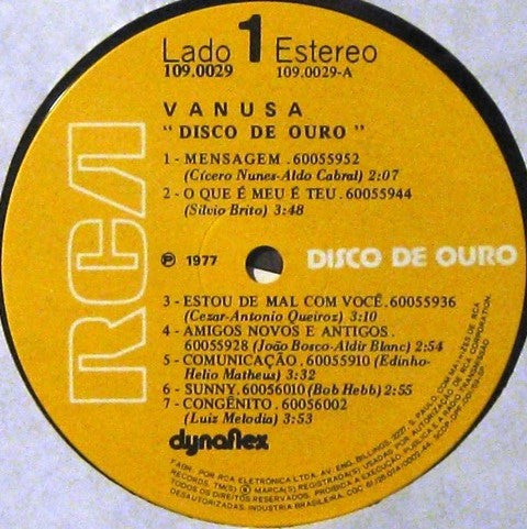 Vanusa : Vanusa (LP, Comp)