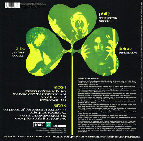 Thin Lizzy : Vagabonds Of The Western World (LP, Album, RE, 180)