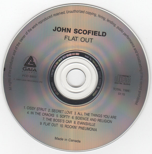 John Scofield : Flat Out (CD, Album)