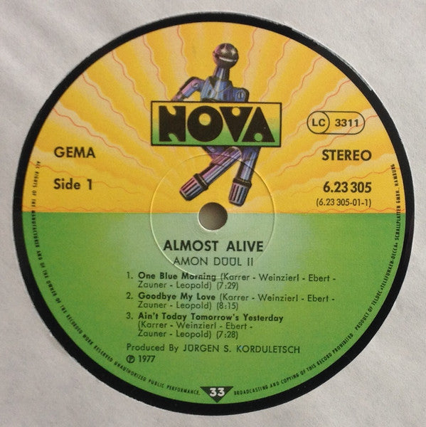 Amon Düül II : Almost Alive... (LP, Album)