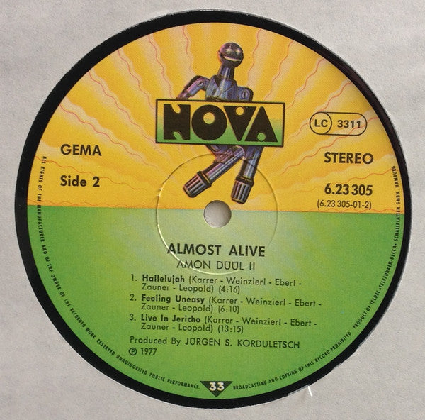 Amon Düül II : Almost Alive... (LP, Album)