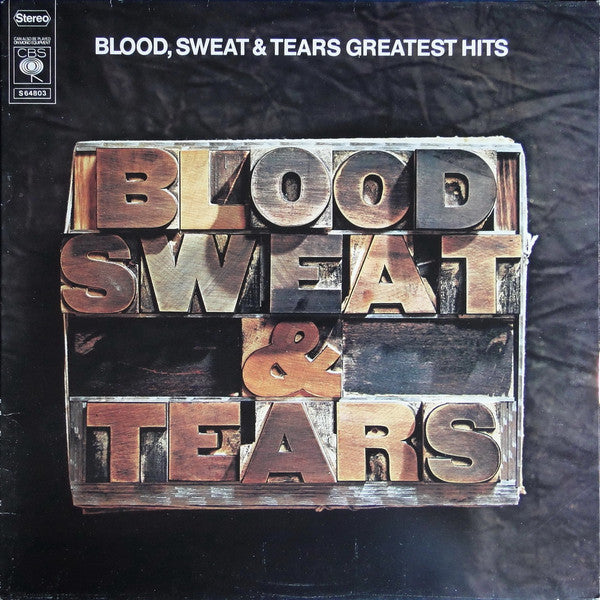 Blood, Sweat And Tears : Blood, Sweat & Tears Greatest Hits (LP, Comp)