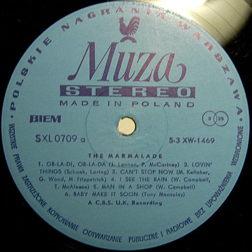 The Marmalade : The Best Of The Marmalade (LP, Comp, Blu)