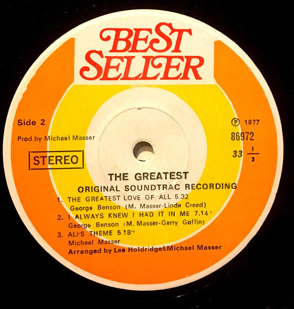 Mandrill / Michael Masser / George Benson : Muhammad Ali In "The Greatest" (Original Soundtrack) (LP, Album)