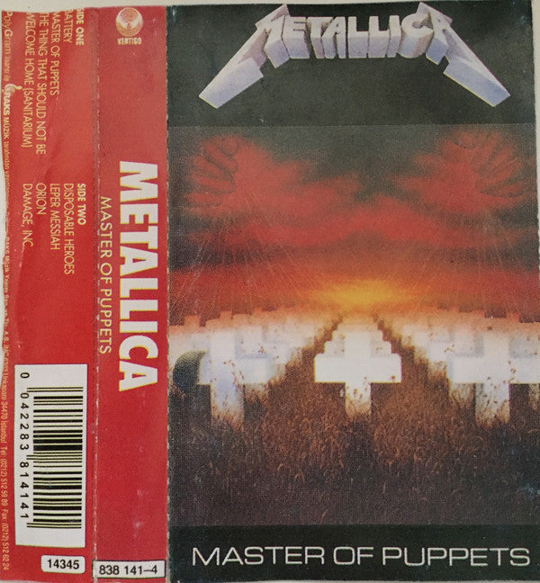 Metallica : Master Of Puppets (Cass, Album, RE)