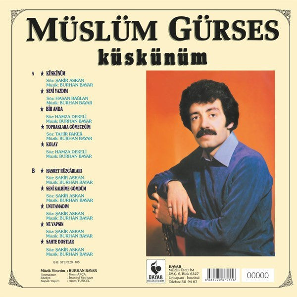 Müslüm Gürses : Küskünüm (LP, Album, Ltd, Num, RE)